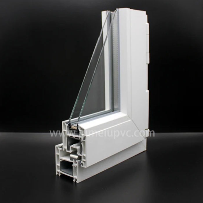 Perfiles de PVC de UPVC para ventanas y puertas de la serie Casement