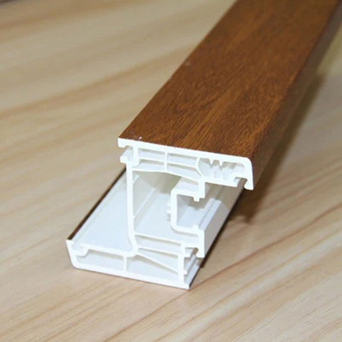 Perfiles de UPVC laminados de 70 mm con alta calidad