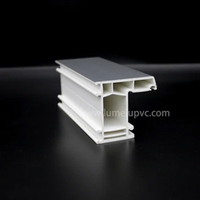 Perfiles de ventana de PVC blanco marfil con fórmula sin plomo y protección UV de alta calidad