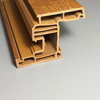 Perfil de PVC de color madera de 70 mm de fábrica de China con laminado