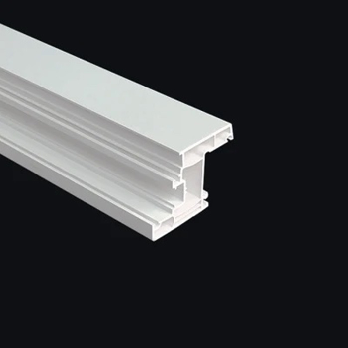 Perfiles de ventana de PVC/UPVC sin plomo resistentes a los rayos UV con revestimiento UV de marco de la serie 60