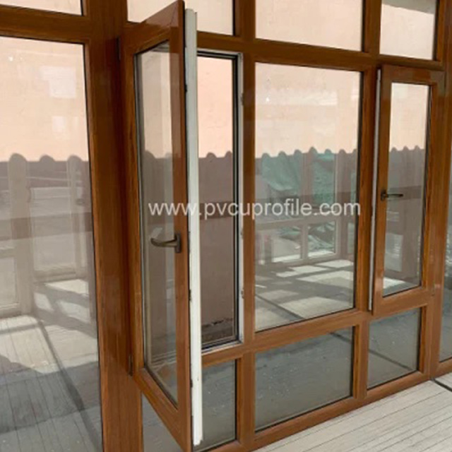 Ventana corrediza de vidrio de doble panel de reemplazo térmico llena de argón
