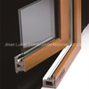 Perfil de PVC de UPVC laminado de madera para la puerta de la ventana de PVC UPVC con resistencia a UV