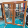 Ventana corrediza de vidrio de doble panel de reemplazo térmico llena de argón